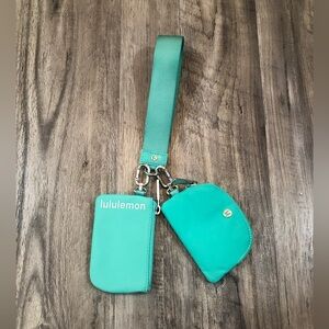 NWOT lululemon dual pouch wristlet